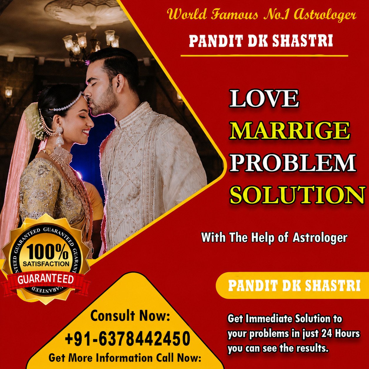 Astrologer Pandit DK Shastri +91-6378442450